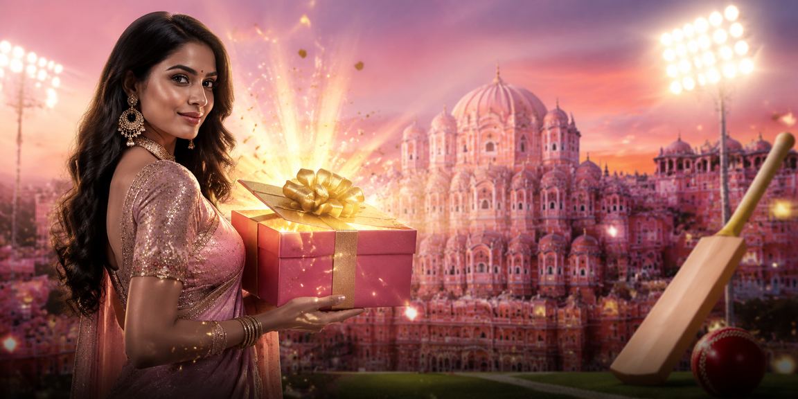 Live casino session with players in Jaipur near Hawa Mahal